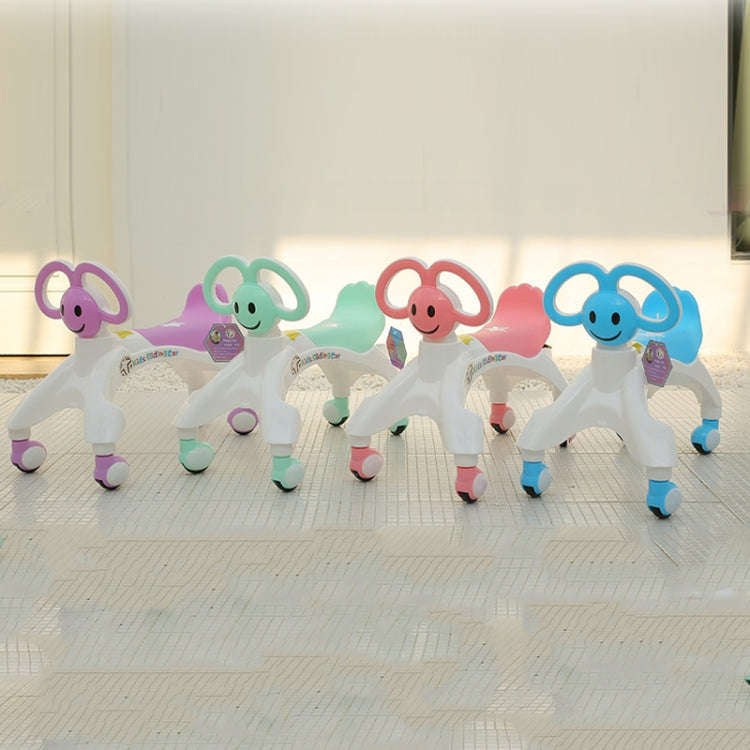 Children Sliding Twister Car Walker(Blue)