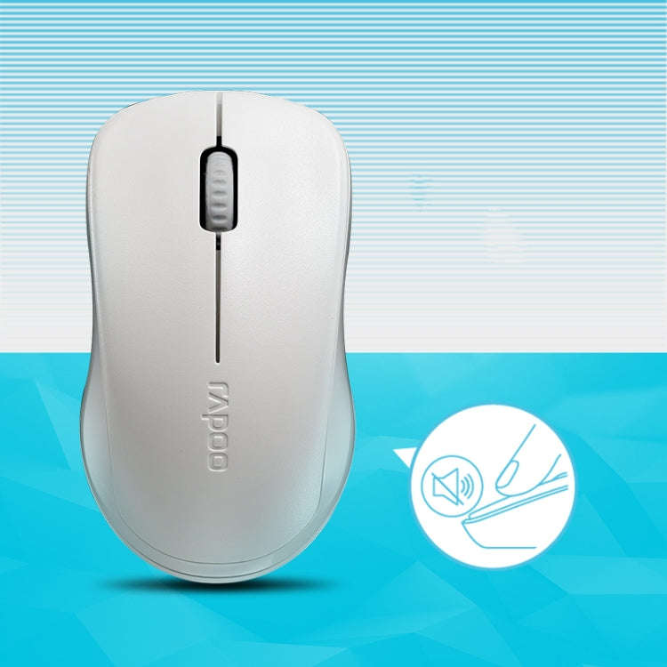 Rapoo1680 2.4GHz 1000 DPI 3 Buttons Business Office Desktop Computer Notebook Mute Portable Power...
