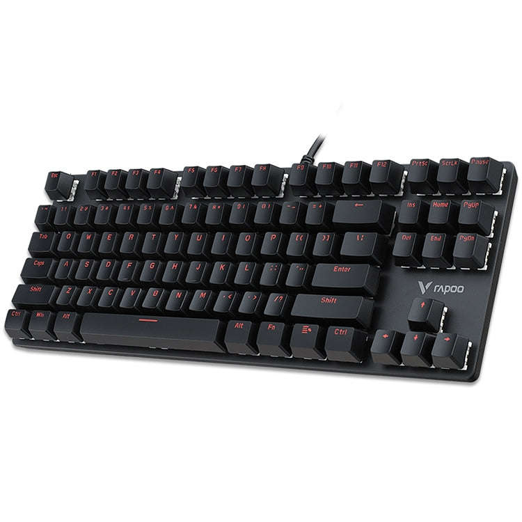Rapoo V500 87-keys Alloy Edition Desktop Laptop Computer Game Esports Office Home Typing Metal Wi...