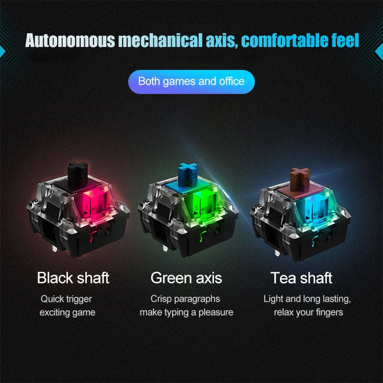 Rapoo V500 87-keys Alloy Edition Desktop Laptop Computer Game Esports Office Home Typing Metal Wi...