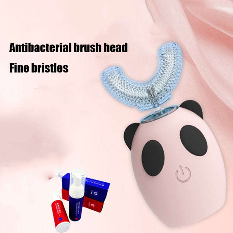 U-shaped Beauty Instrument Ultrasonic Vibration Tooth USB Charging Children Electric Toothbrush, ...