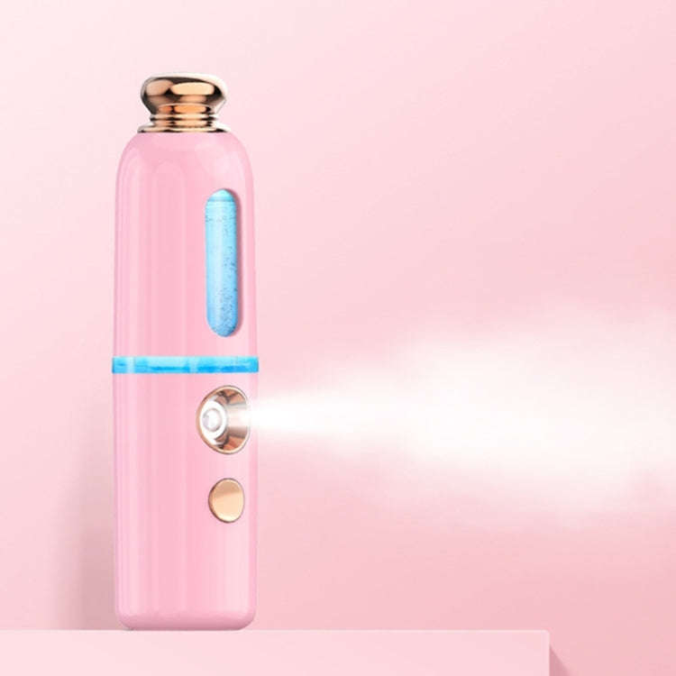 Facial Steamer Nano Spray Water Replenishing Instrument Portable Cold Spray Machine Charging Beau...