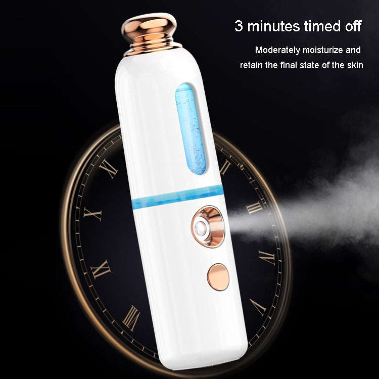 Facial Steamer Nano Spray Water Replenishing Instrument Portable Cold Spray Machine Charging Beau...