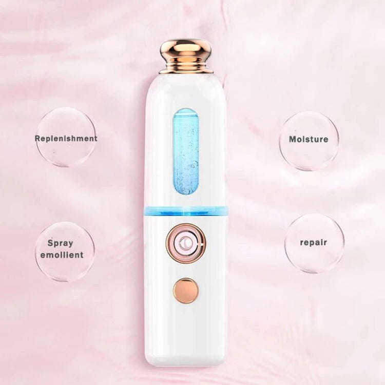 Facial Steamer Nano Spray Water Replenishing Instrument Portable Cold Spray Machine Charging Beau...