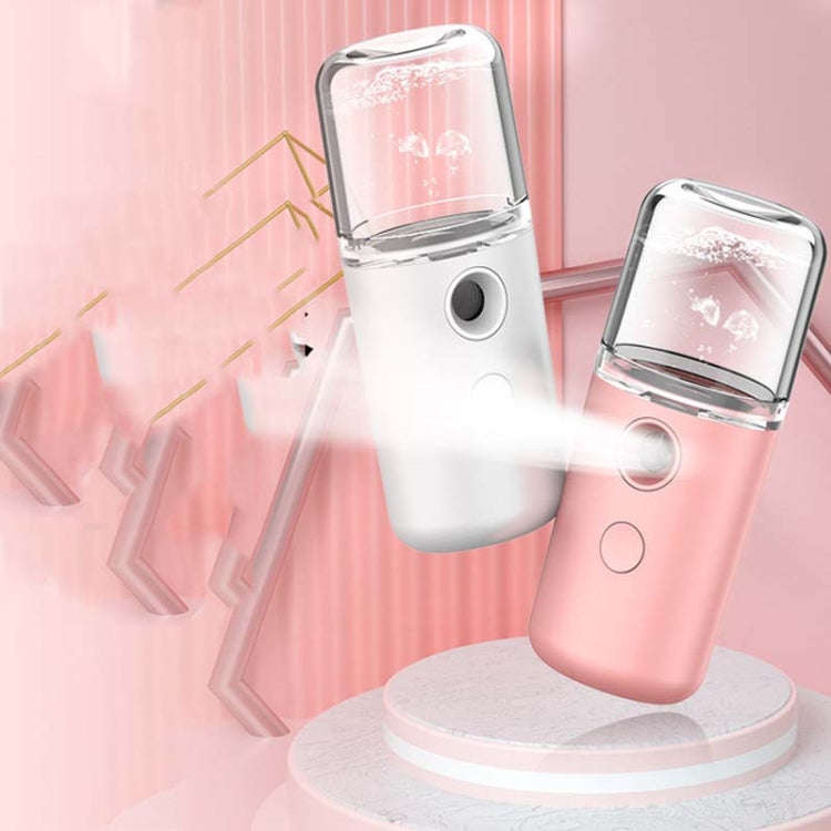 Facial Hydration Instrument Air Humidifier USB Beauty Cold Spray Instrument Auto Alcohol Disinfec...