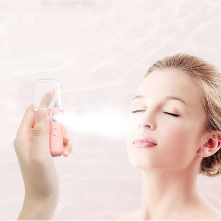 Facial Hydration Instrument Air Humidifier USB Beauty Cold Spray Instrument Auto Alcohol Disinfec...
