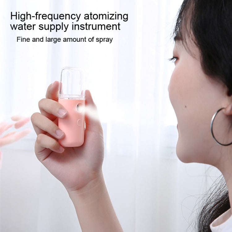 Facial Hydration Instrument Air Humidifier USB Beauty Cold Spray Instrument Auto Alcohol Disinfec...