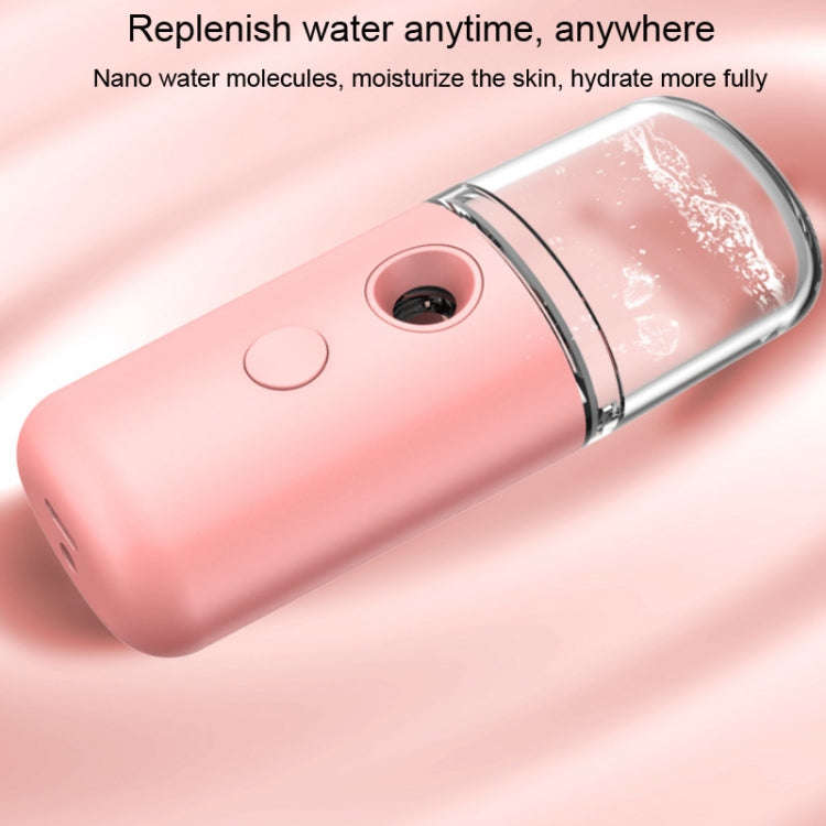 Facial Hydration Instrument Air Humidifier USB Beauty Cold Spray Instrument Auto Alcohol Disinfec...