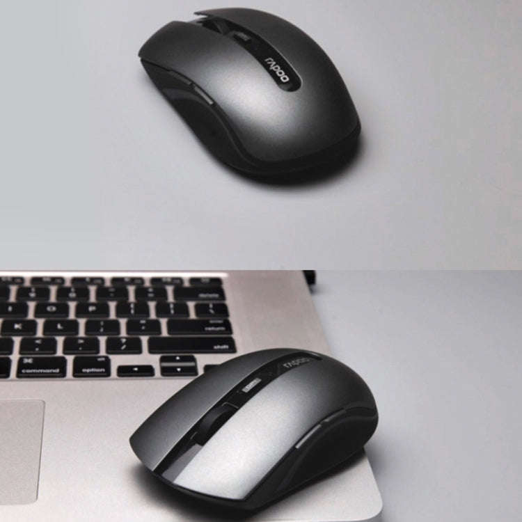 Rapoo 7200M 1600 DPI 6 Buttons 2.4GHz Wireless Bluetooth 4.0 Multi-modes Mouse Notebook Office Mu...