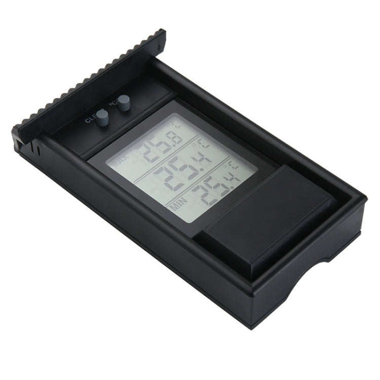 Eaves Shape Outdoor Garden Refrigerator Waterproof Thermometer(Black)