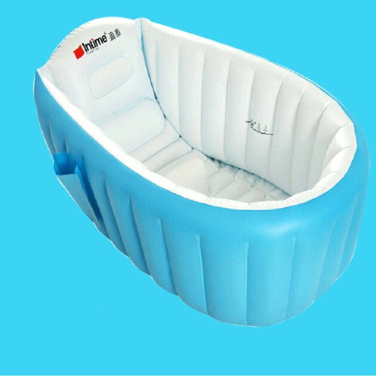 Baby Bath Tub Kids Bathtub Portable Inflatable Cartoon Thickening Washbowl Newborns Keep Warm Swi...