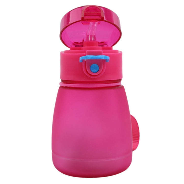 Frosted Belly Cup With Straw Sealing Cup(Red)