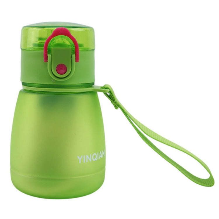 Frosted Belly Cup With Straw Sealing Cup(Green)
