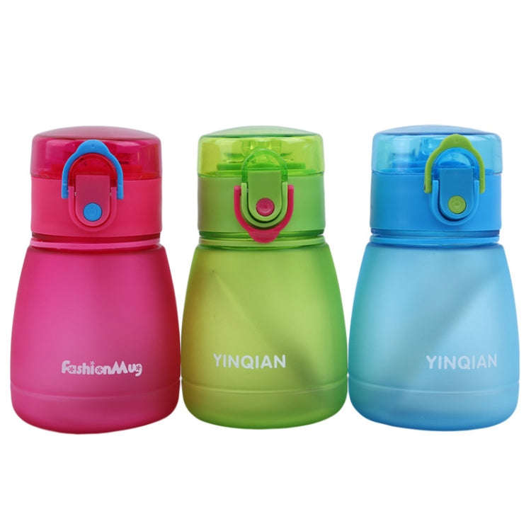 Frosted Belly Cup With Straw Sealing Cup(Green)