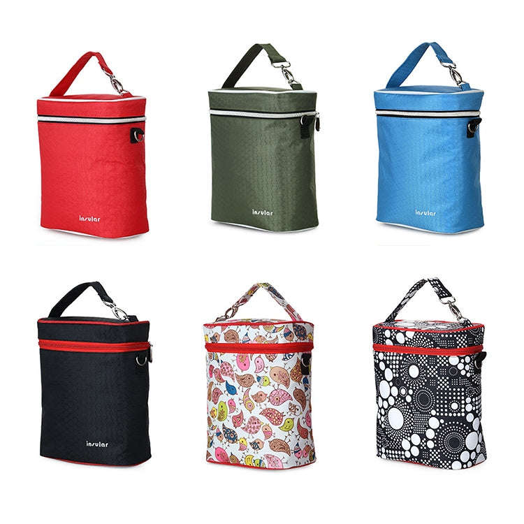 Feeding Bottle Insulation Bags Baby Diaper Stroller Cooler Changing Bags(Ppink)