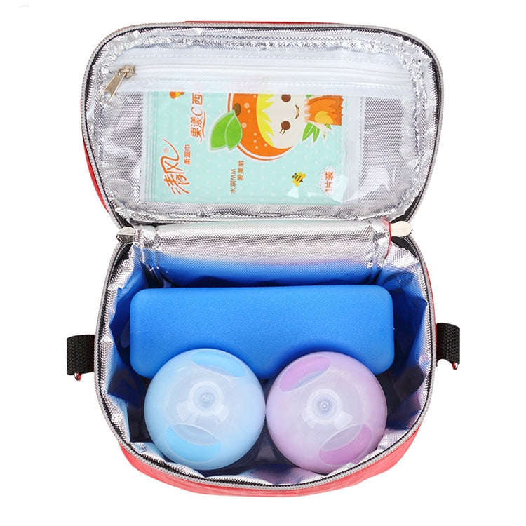 Feeding Bottle Insulation Bags Baby Diaper Stroller Cooler Changing Bags(Ppink)