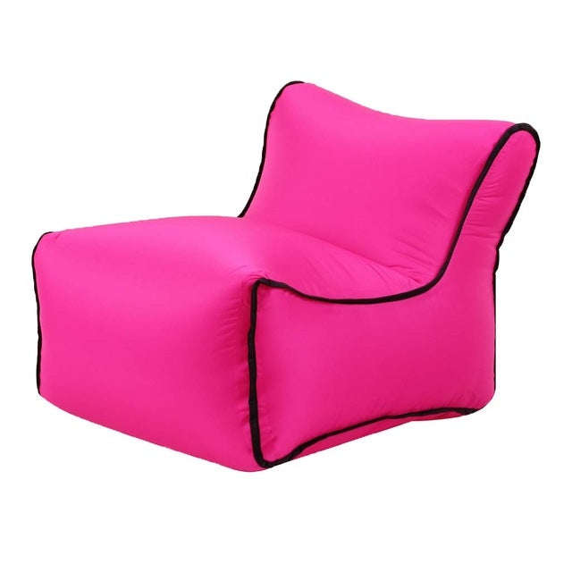 Waterproof Mini Inflatable Baby Seats SofaChair Furniture Bean Bag Seat Cushion(Rose red seat)