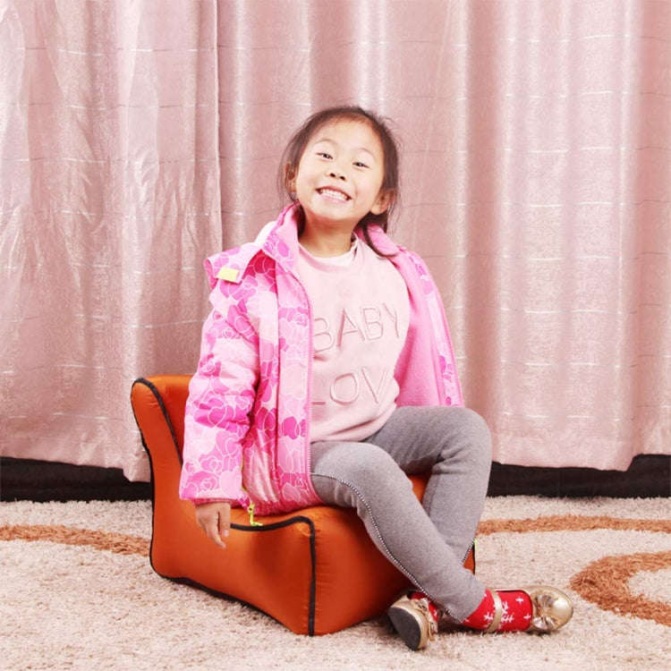 Waterproof Mini Inflatable Baby Seats SofaChair Furniture Bean Bag Seat Cushion(Wine red seat)