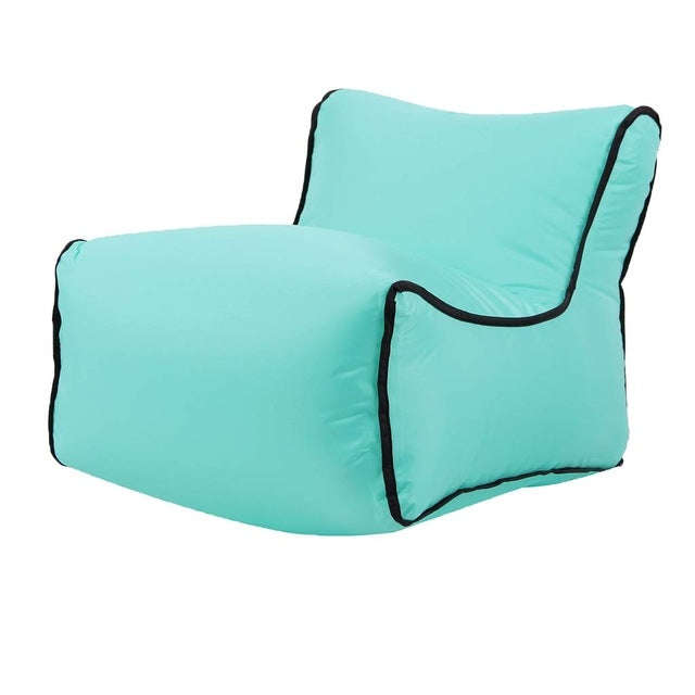 Waterproof Mini Inflatable Baby Seats SofaChair Furniture Bean Bag Seat Cushion(Lake green seat)