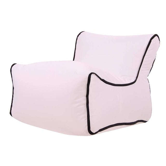 Waterproof Mini Inflatable Baby Seats SofaChair Furniture Bean Bag Seat Cushion(White seat)