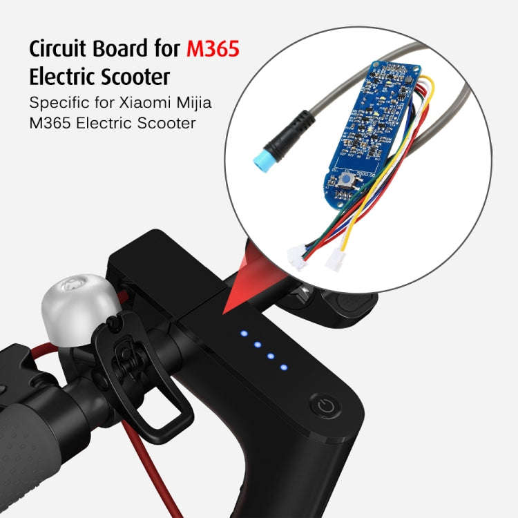Electric Scooter Dashboard Battery Indicator Switch Panel Controller for Xiaomi Mijia M365 Electr...
