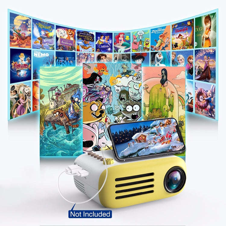YG200 Portable LED Pocket Mini Projector AV USB SD HDMI Video Movie Game Home Theater Video Proje...