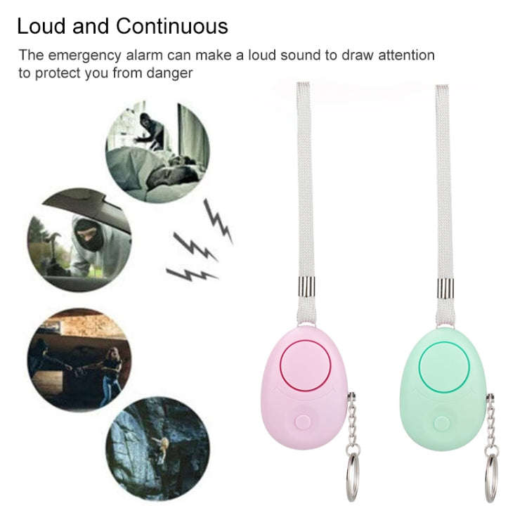 120dB Key Anti-lost Alarm Anti-wolf Alarm with LED Light(Pink)