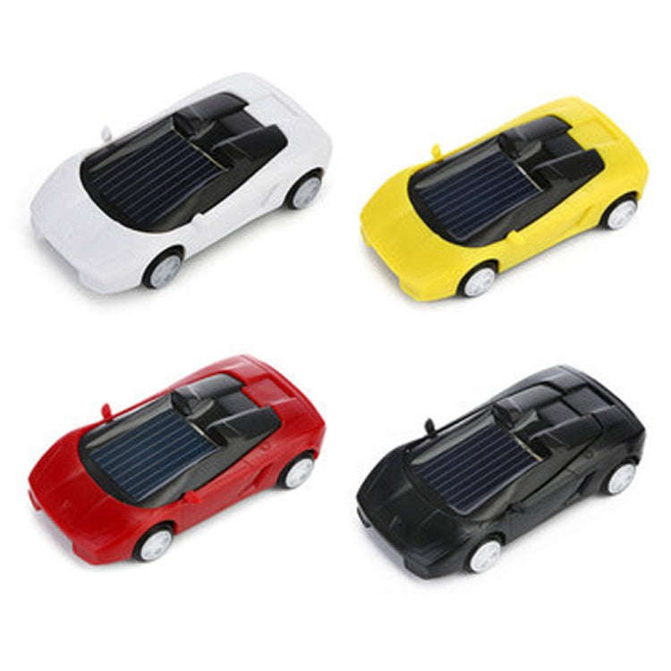 3PCS Solar Toys Car  Powered Mini Car Racer Toy For Kids(Red)