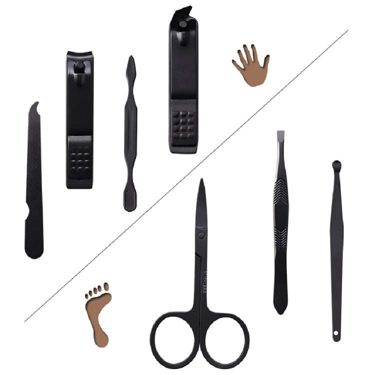 Manicure Nail Clippers Pedicure Set Portable Travel Hygiene Kit Stainless Steel Cutter Tool Set