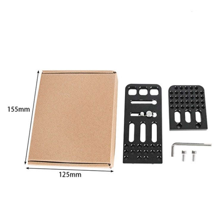 BEXIN L130A Vertical Shoot Quick Release L Plate Bracket 1/4 inch Screw Holes Base Holder