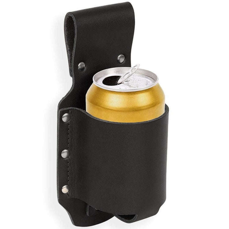Outdoor Hanging Waist Cans Beverage Beer Bottle Holster(Black)
