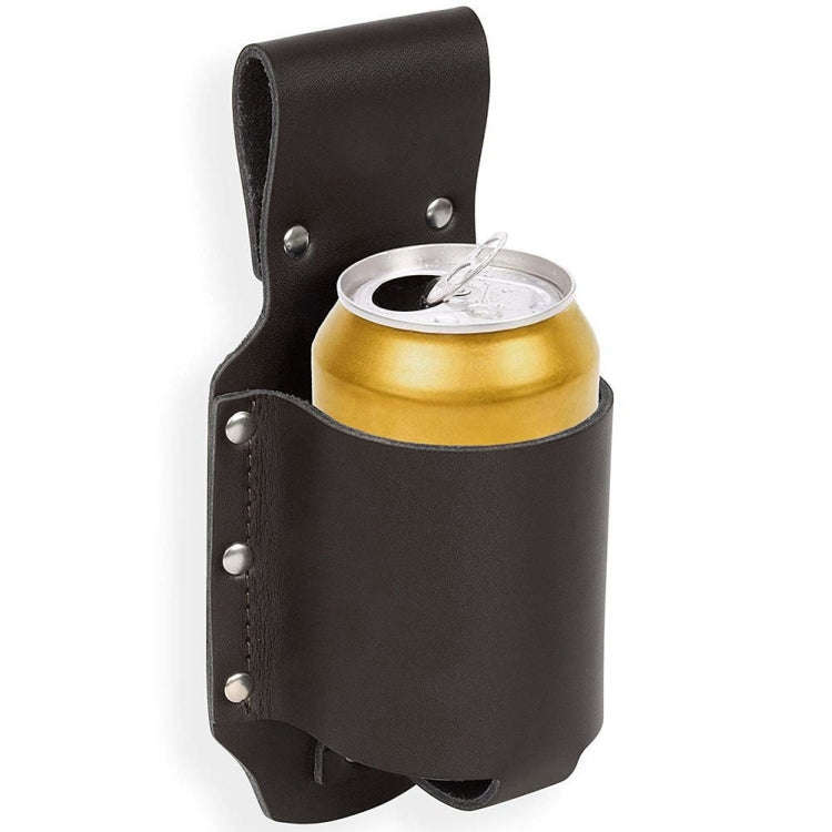 Outdoor Hanging Waist Cans Beverage Beer Bottle Holster(Black)