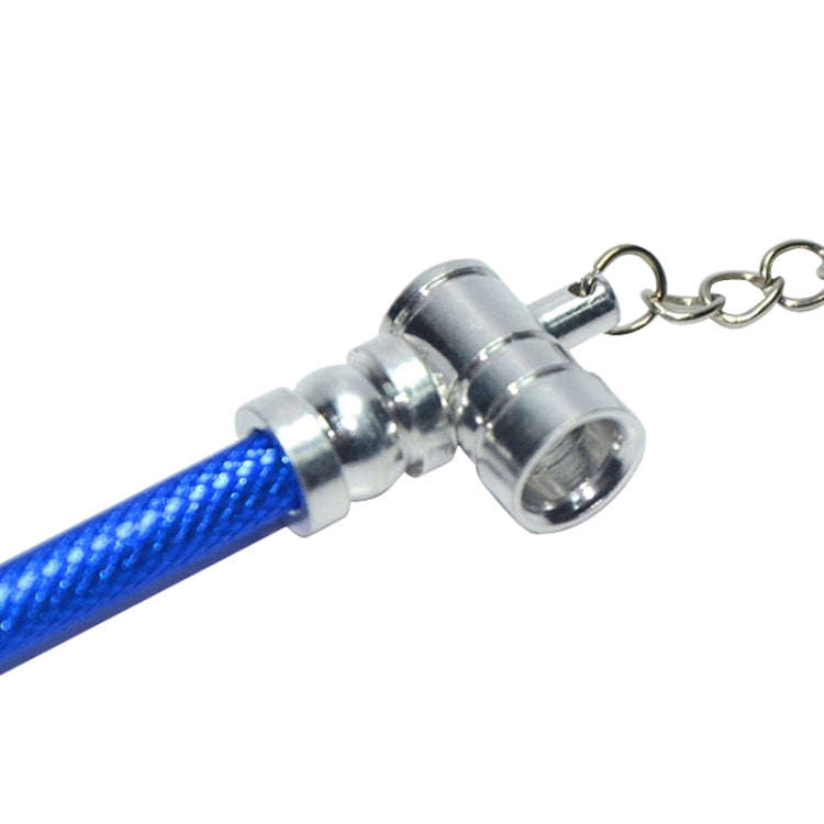 2 PCS Candy-colored Aluminum Keychain Small Pipe Random Color Delivery