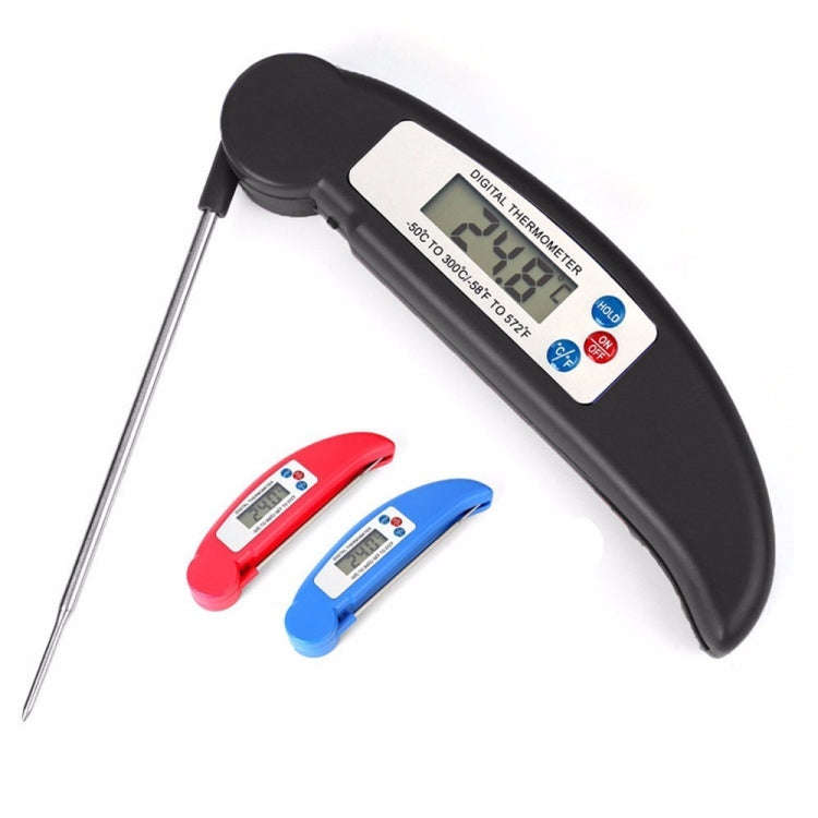 Folding Meat Thermometer Digital Kitchen Thermometer Food Cooking BBQ Probe, Random Color Delivery
