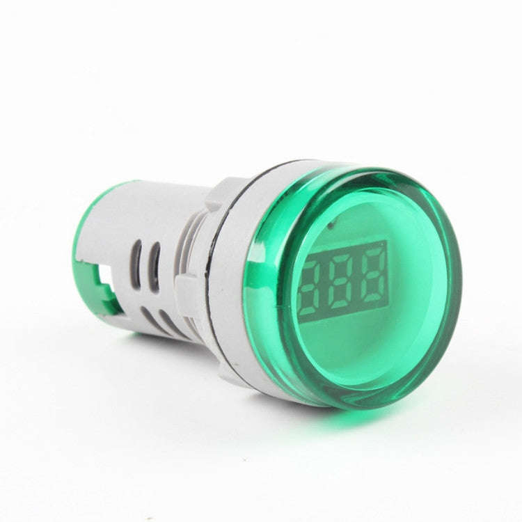 AD16-22DSV  Mini Digital Display 60-500V General Indicator AC Voltmeter, Open Hole: 22mm(Green)