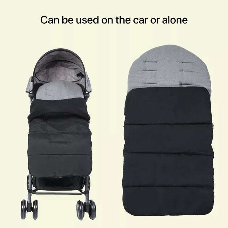 Winter and Autumn Baby Stroller Sleeping Bag Waterproof Stroller Foot Cover(Red)