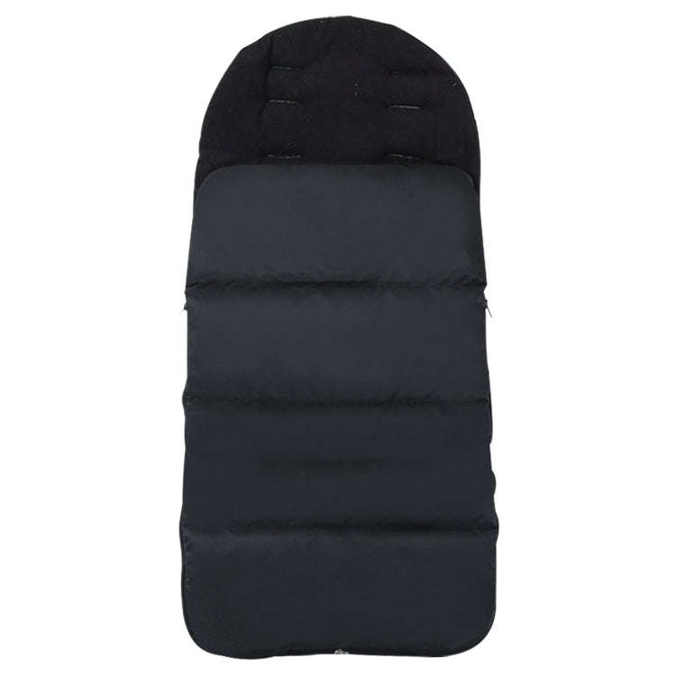Winter and Autumn Baby Stroller Sleeping Bag Waterproof Stroller Foot Cover(Black)