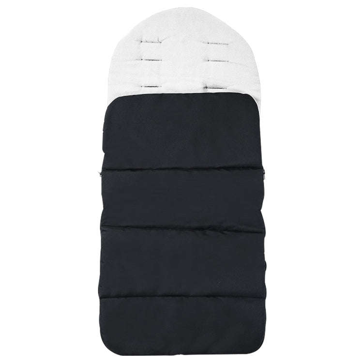 Winter and Autumn Baby Stroller Sleeping Bag Waterproof Stroller Foot Cover(White)