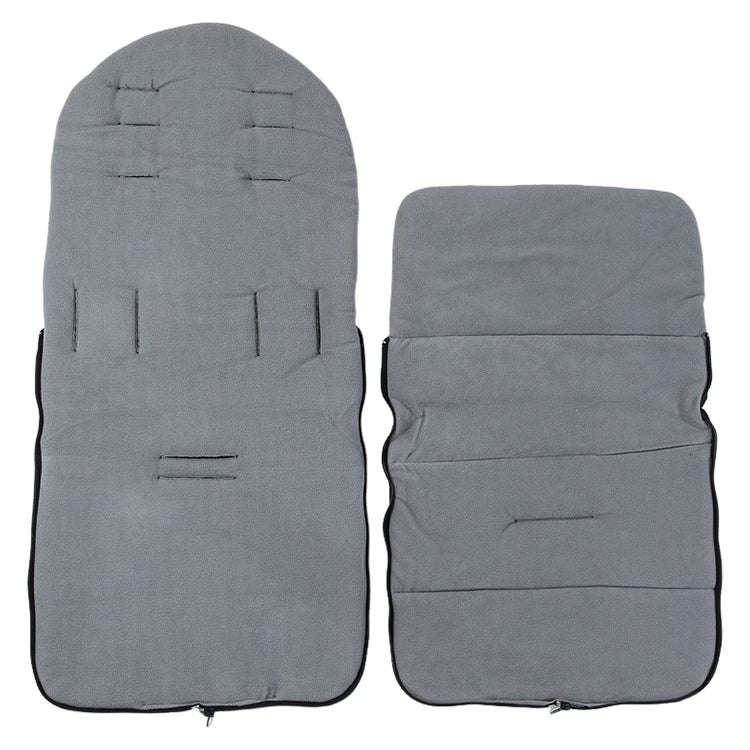 Winter and Autumn Baby Stroller Sleeping Bag Waterproof Stroller Foot Cover(Gray)