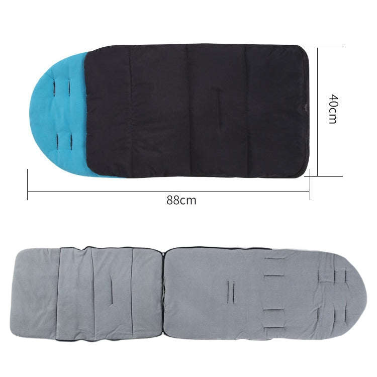 Winter and Autumn Baby Stroller Sleeping Bag Waterproof Stroller Foot Cover(Gray)