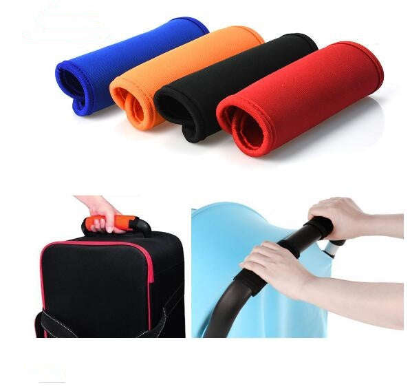 2 PCS Comfortable Neoprene Luggage Handle Wrap Grip Baby Universal Stroller Grip Protective Cover...