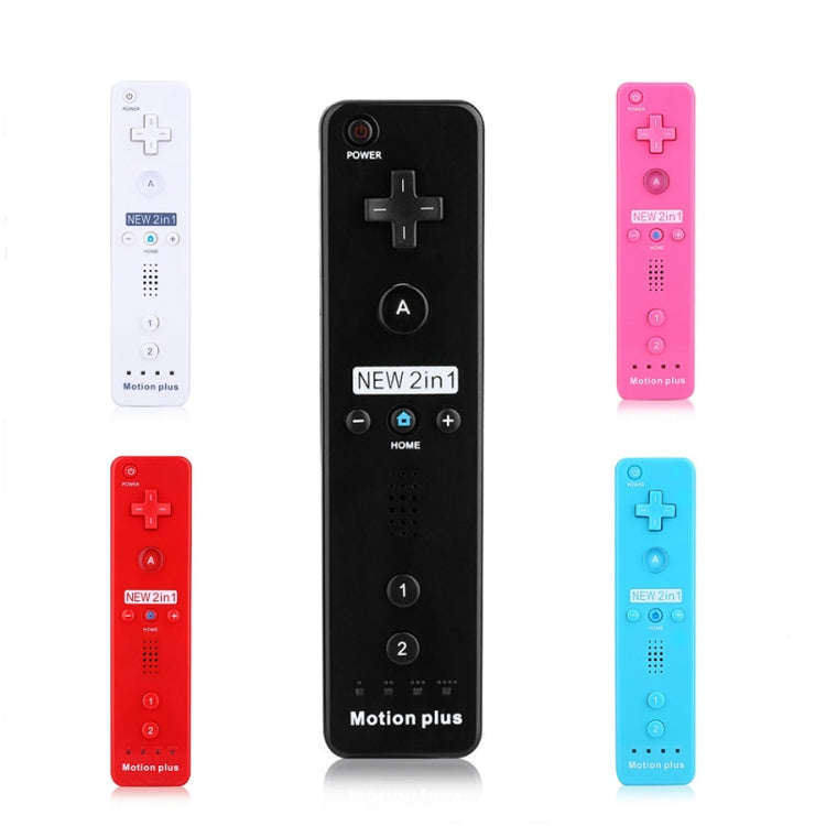 2 In 1 Right Handle With Built-In Accelerator For Nintendo Wii / WiiU Host( Black)