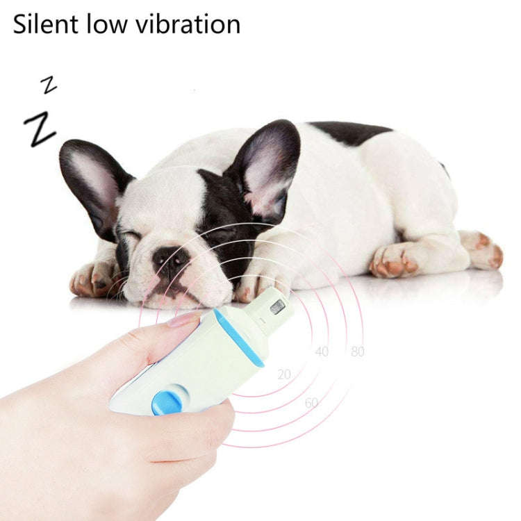 Pet Electric Manicure Device Dog Nail Polisher, Specification: Charged(Black)