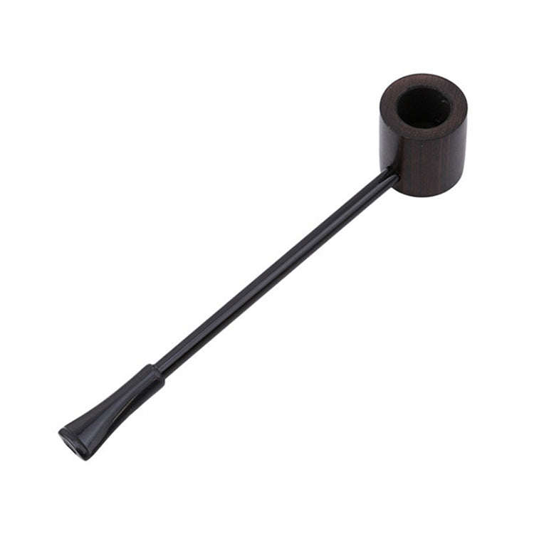 Ebony Smoking Pipe Popeye Portable Creative Smoking Pipe Herb Tobacco Pipes Gifts(Black)