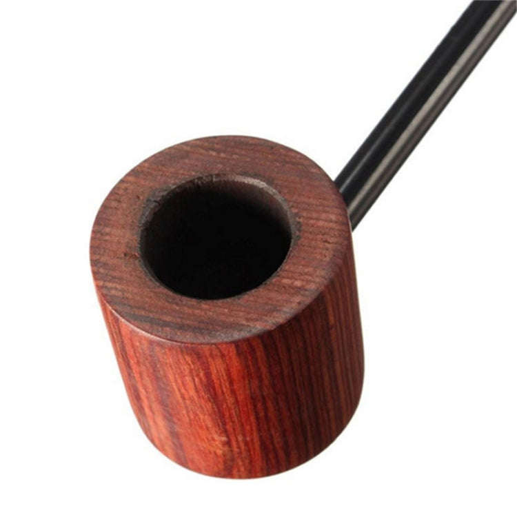 Ebony Smoking Pipe Popeye Portable Creative Smoking Pipe Herb Tobacco Pipes Gifts(Red)