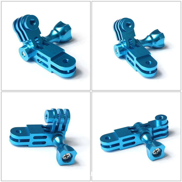 Action Camera Universal Aluminum Alloy Three-way Adjustment Arm 360 Degree Adapter(Black)