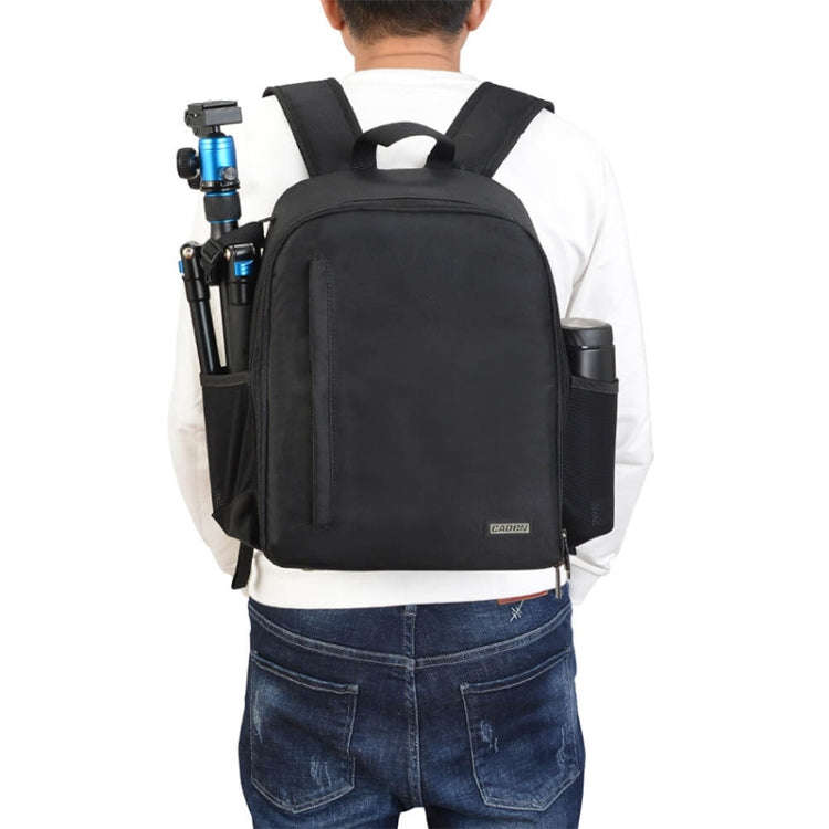 CADeN Shoulder Digital Camera Bag Outdoor Nylon Photography Backpack(Grey Small Bag)