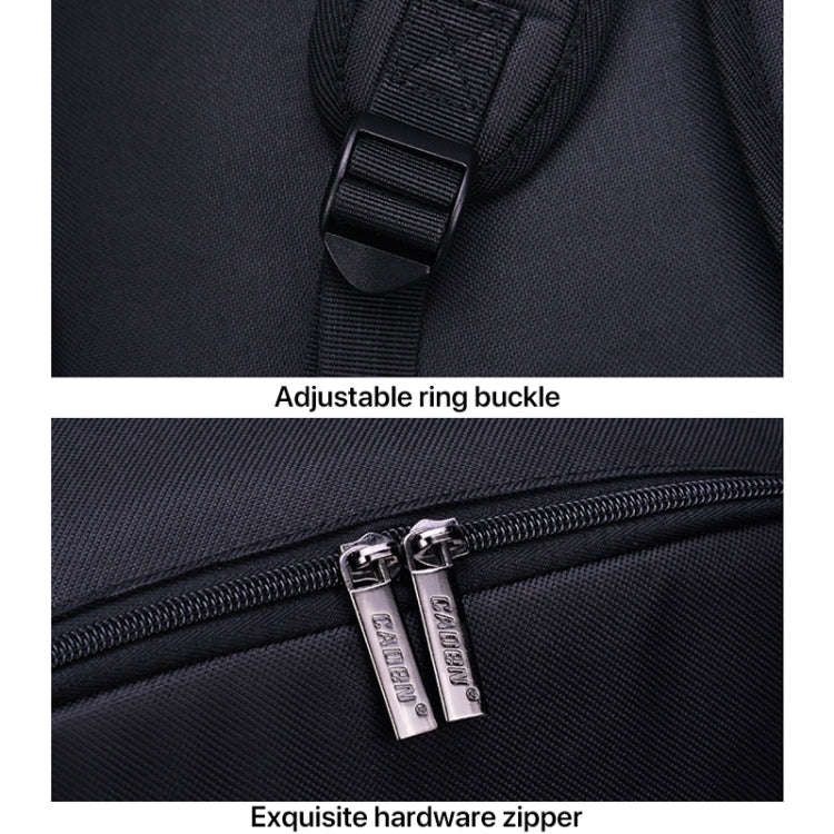 Cwatcun Shoulder Digital Camera Bag Outdoor Nylon Photography Backpack(Black (Big size))