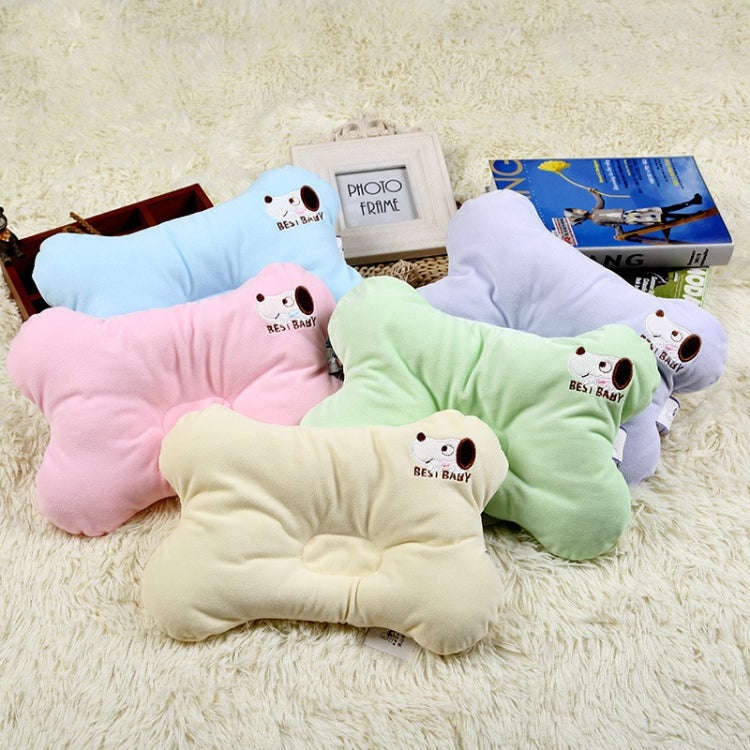 Four Seasons Cervical Protection Anti-head Stereotype Baby Pillow(Blue)