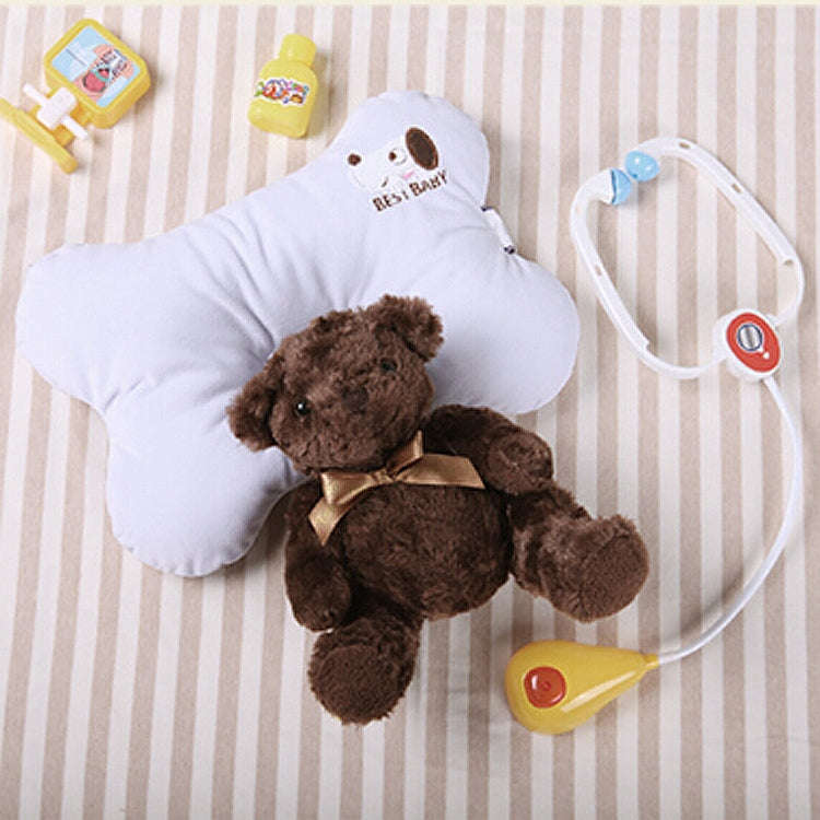 Four Seasons Cervical Protection Anti-head Stereotype Baby Pillow(Blue)